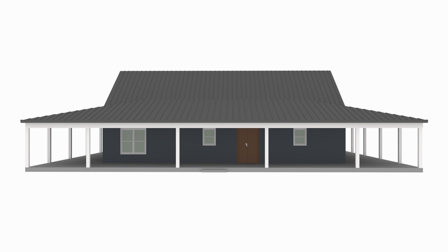 RP-10004-G Gus Barndominium House Plan