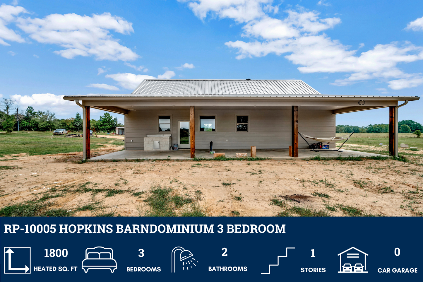 RP-10005 Hopkins Barndominium House Plan