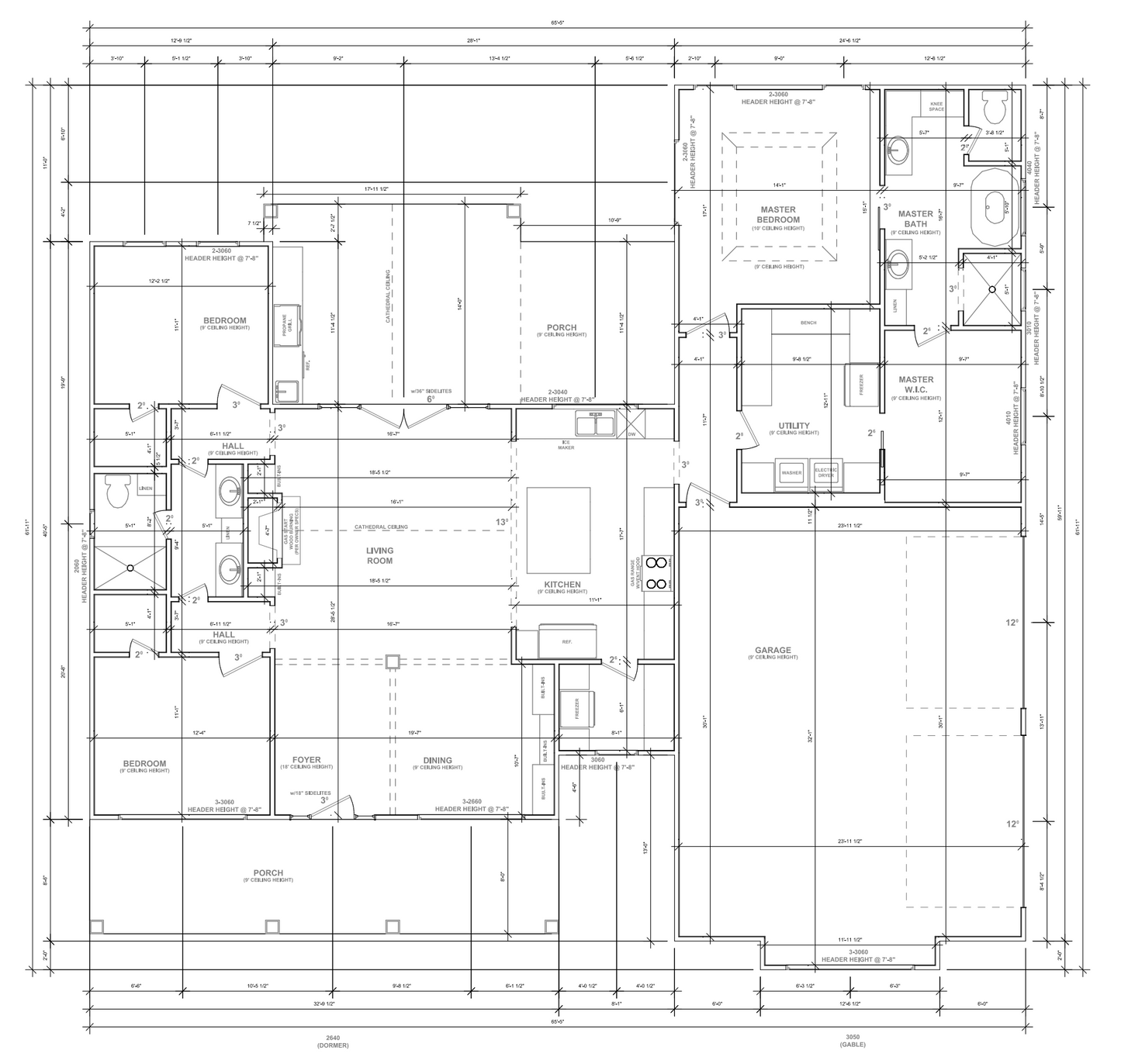 RP-10006 Allen Barndominium House Plan