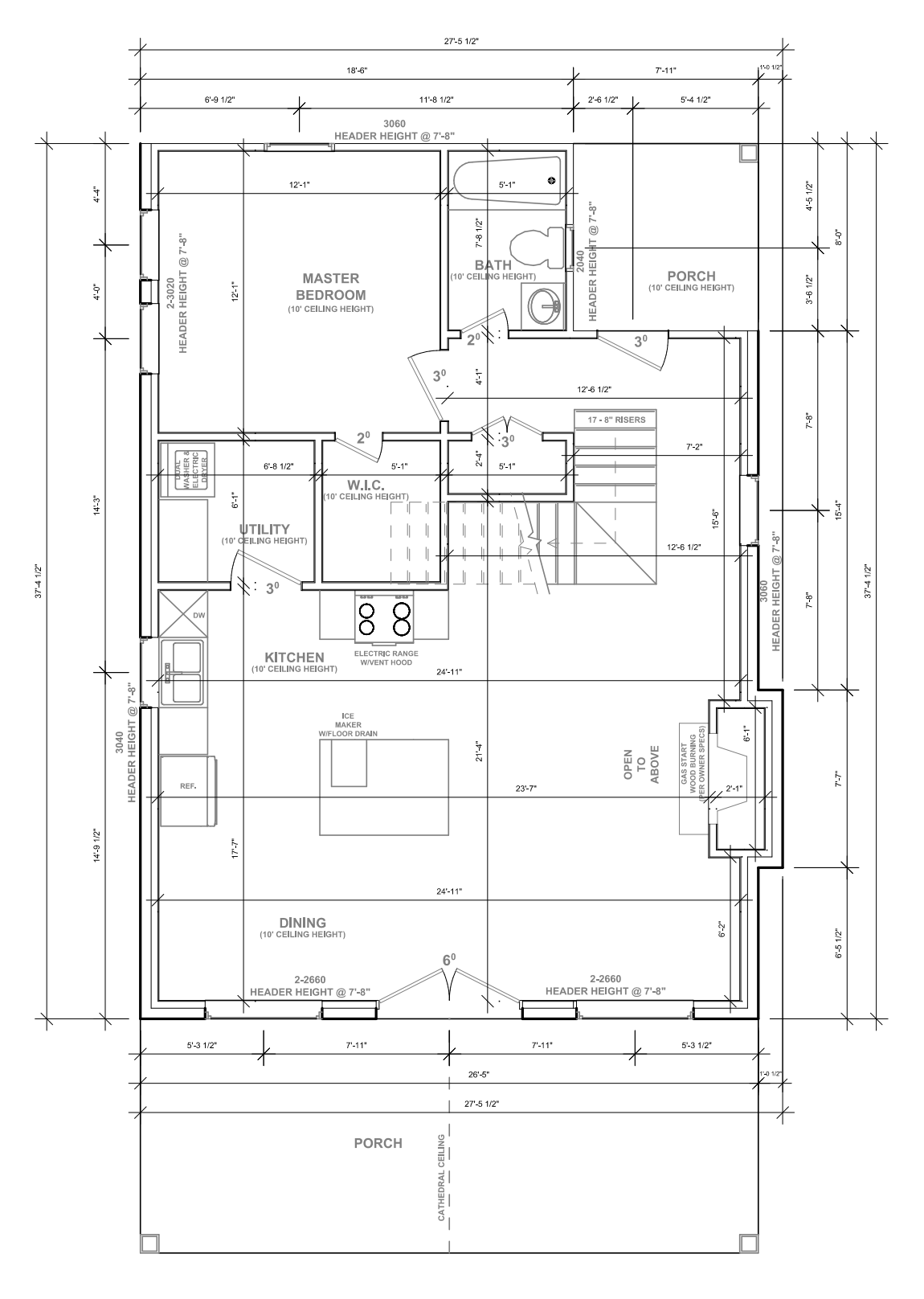 RP-10007 Beaumont Barndominium House Plan