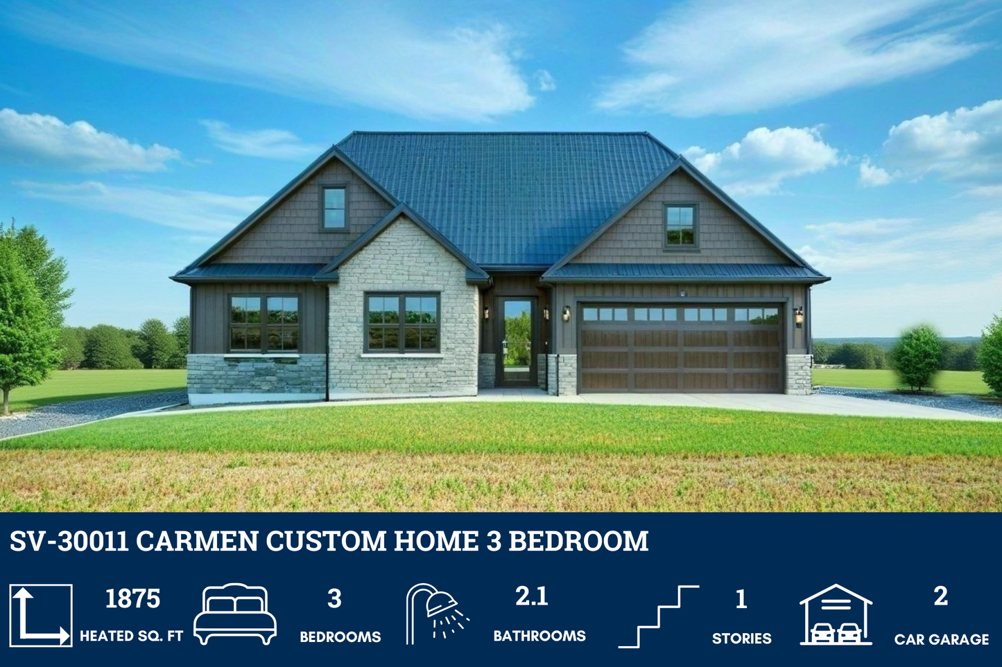 SV-30011 Carmen Custom Home Plan
