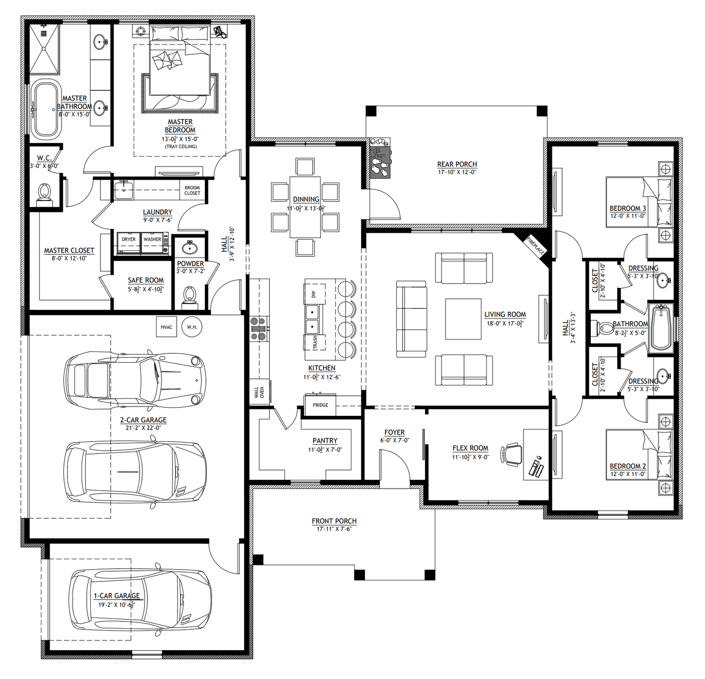 SV-30016 Glenda Custom Home Plan