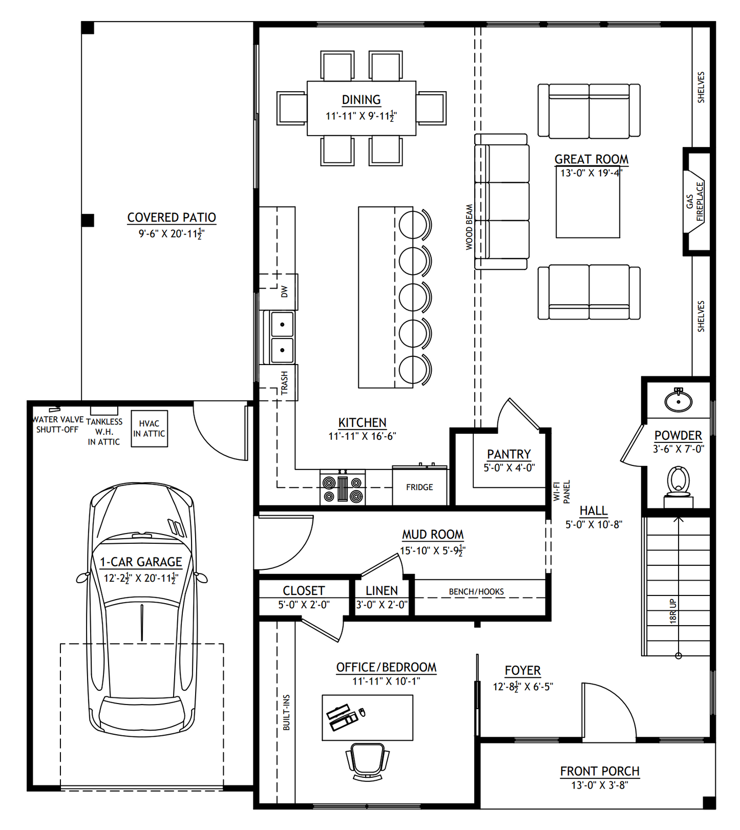 SV-30019-B Brooks Custom Home Plan