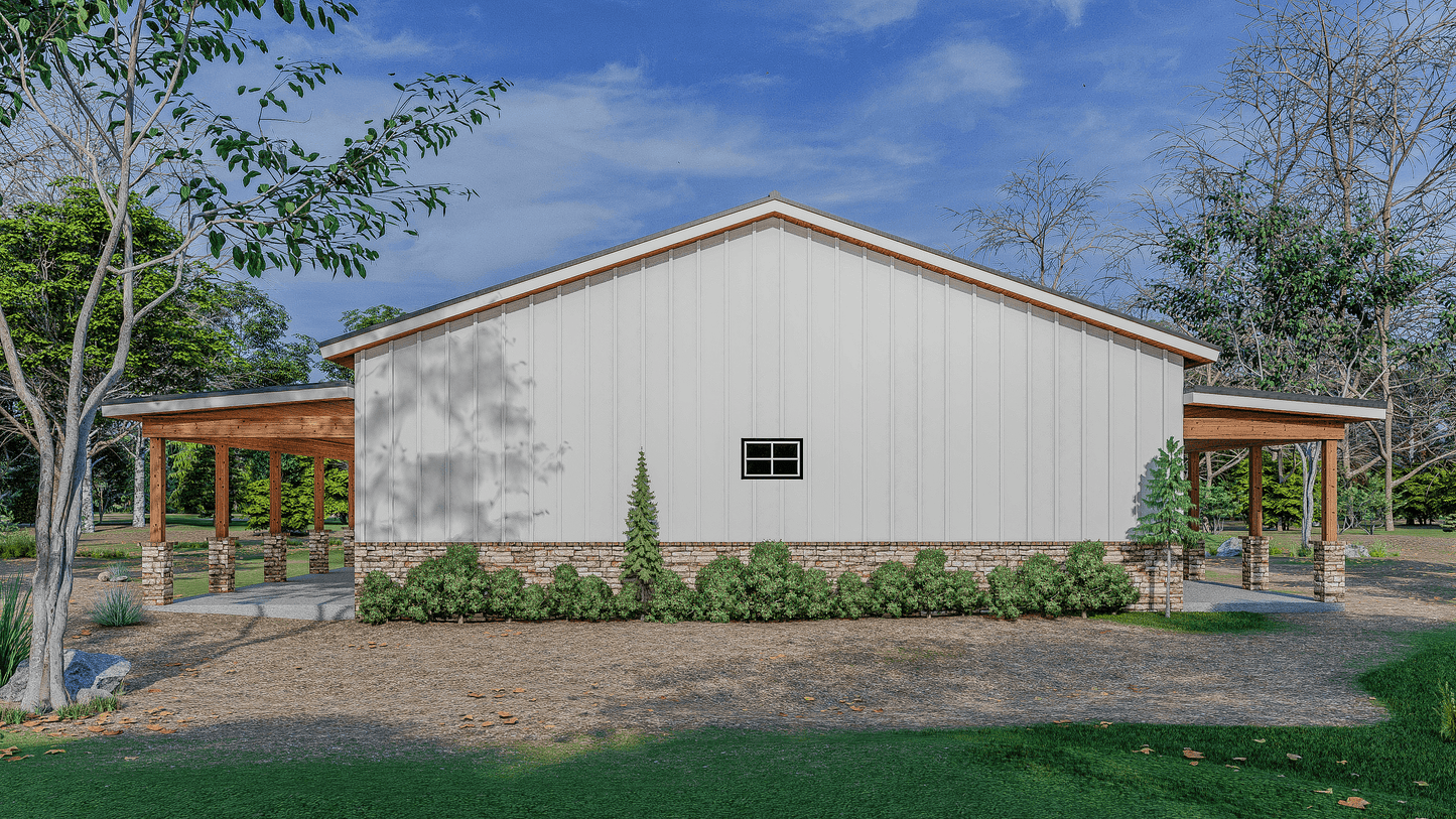 SV-5501 Charlotte Barndominium House Plan