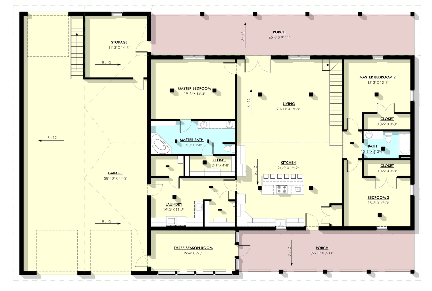 LP-3206 Condley Barndominium House Plan