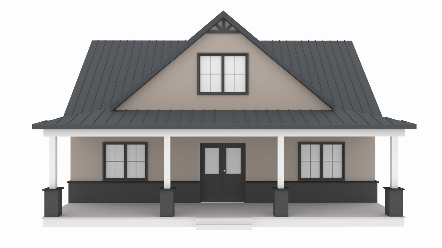 BCO-40034 Cougar Barndominium House Plan