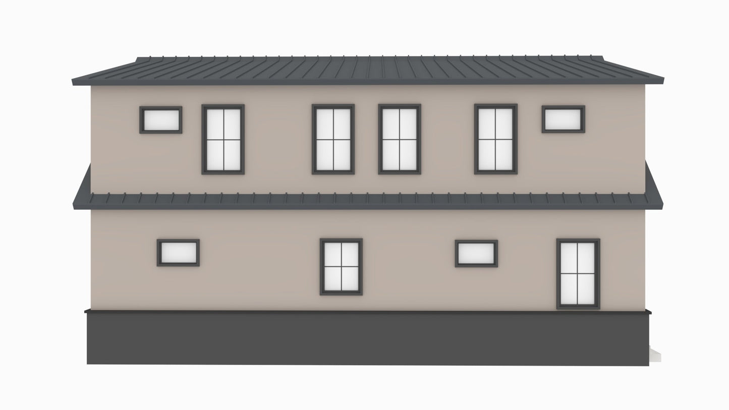 BCO-40034 Cougar Barndominium House Plan
