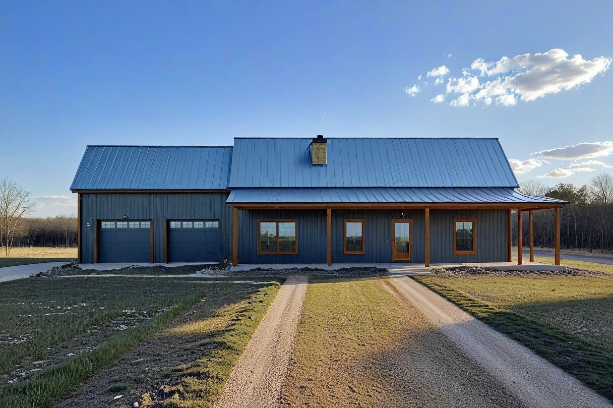 BCO-40044-2 Rustwood Barndominium House Plan