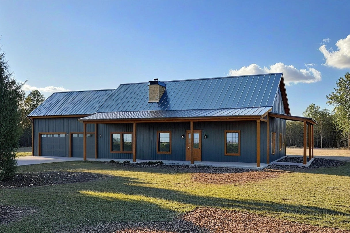 BCO-40044-2 Rustwood Barndominium House Plan