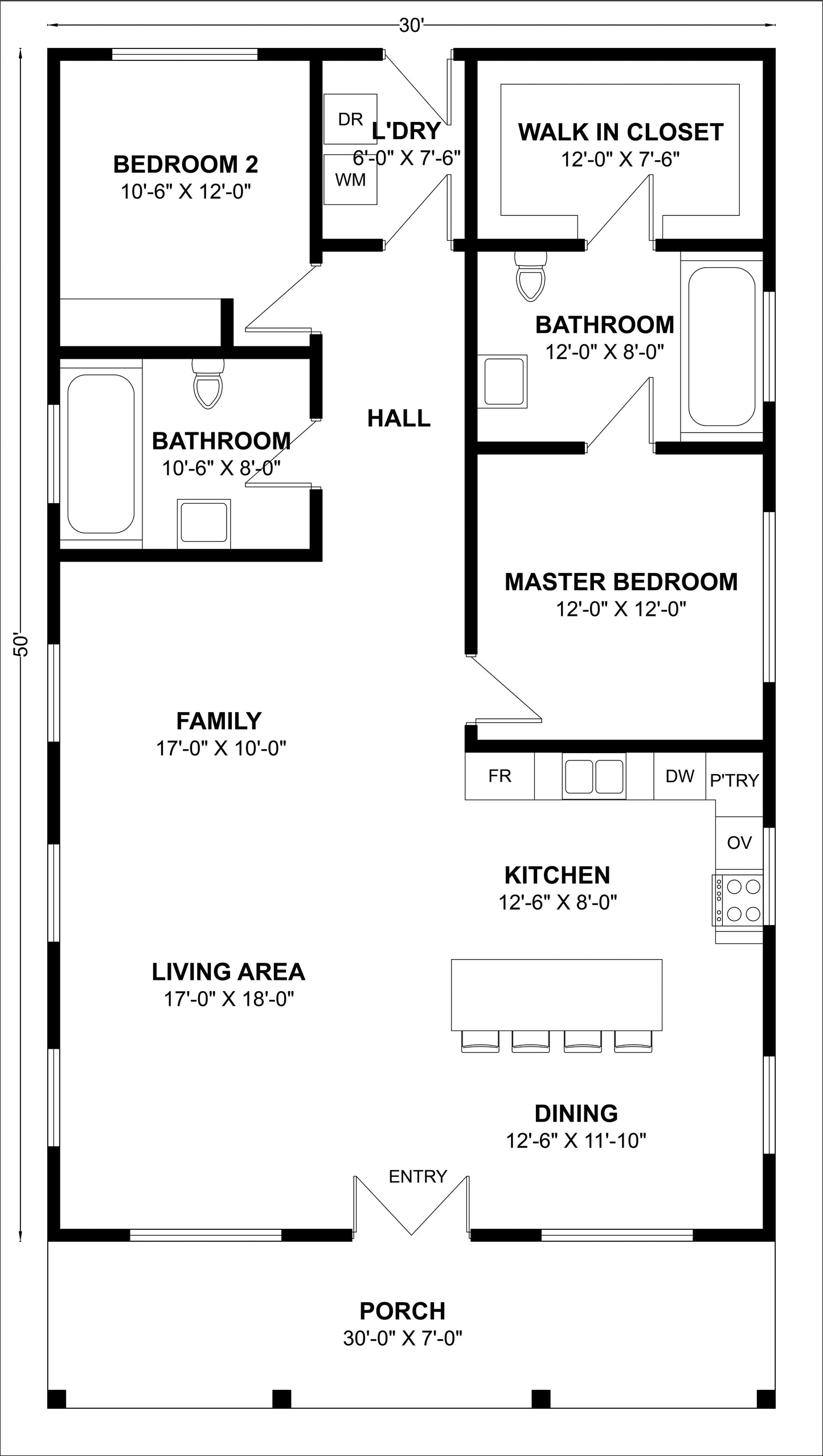 BCO-40089 Barndominium House Plan
