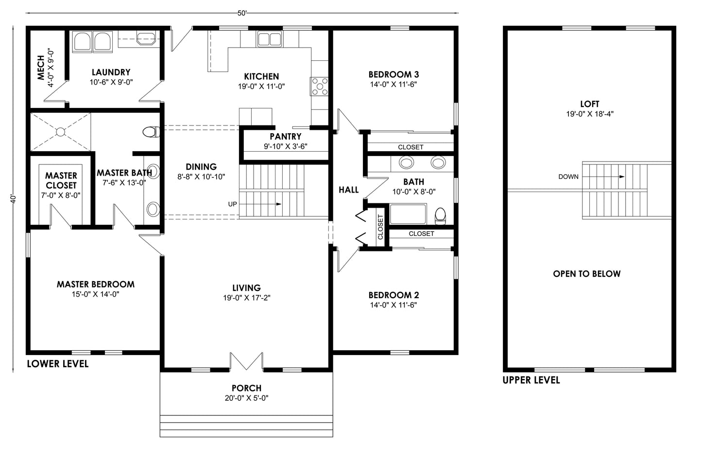 BCO-40141 Fletcher Barndominium House Plan