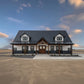 BCO-40185 Barndominium House Plan
