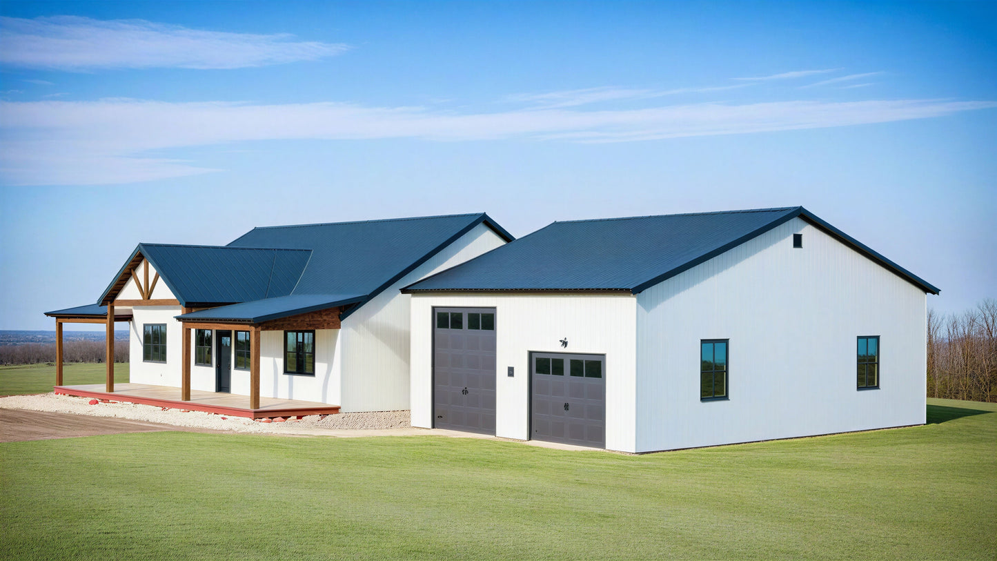 LP-2804-C Caitlyn Barndominium House Plan