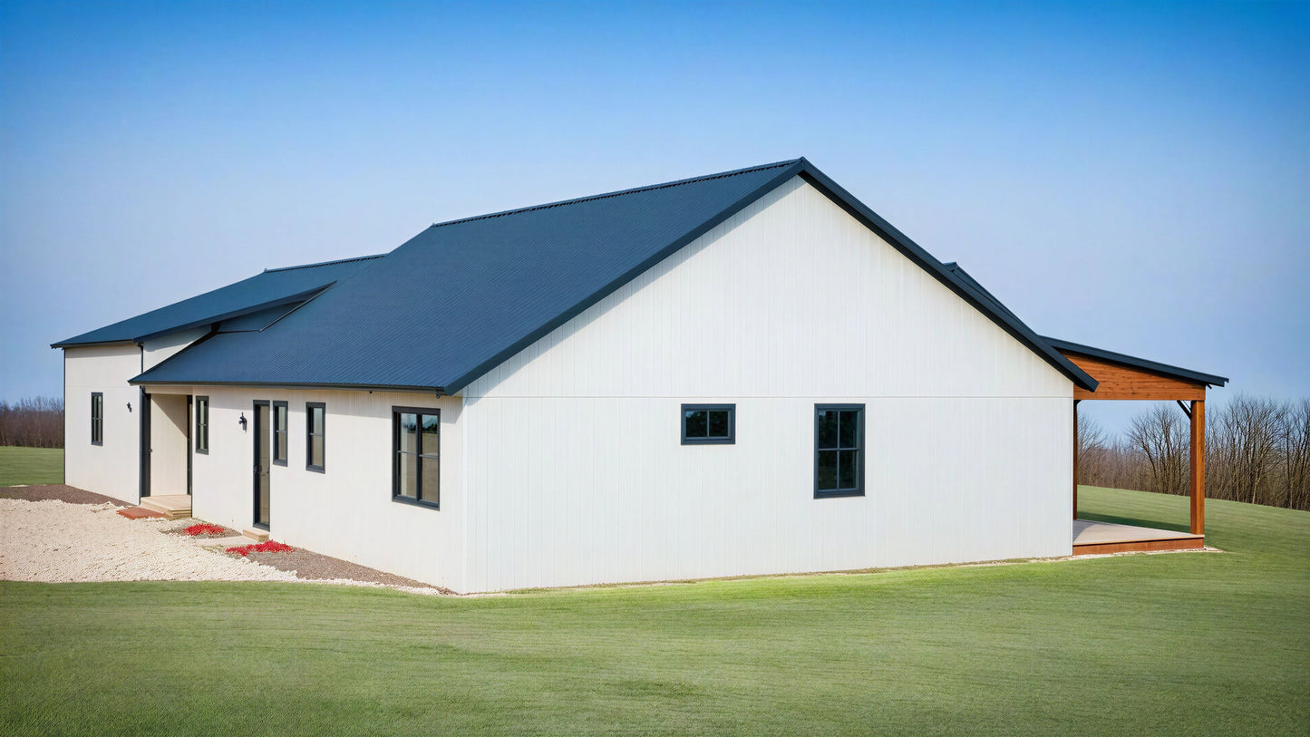 LP-2804-C Caitlyn Barndominium House Plan