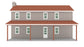 PL-64014 Cedar Barndominium House Plan