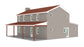 PL-64014 Cedar Barndominium House Plan