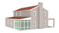 PL-64014 Cedar Barndominium House Plan