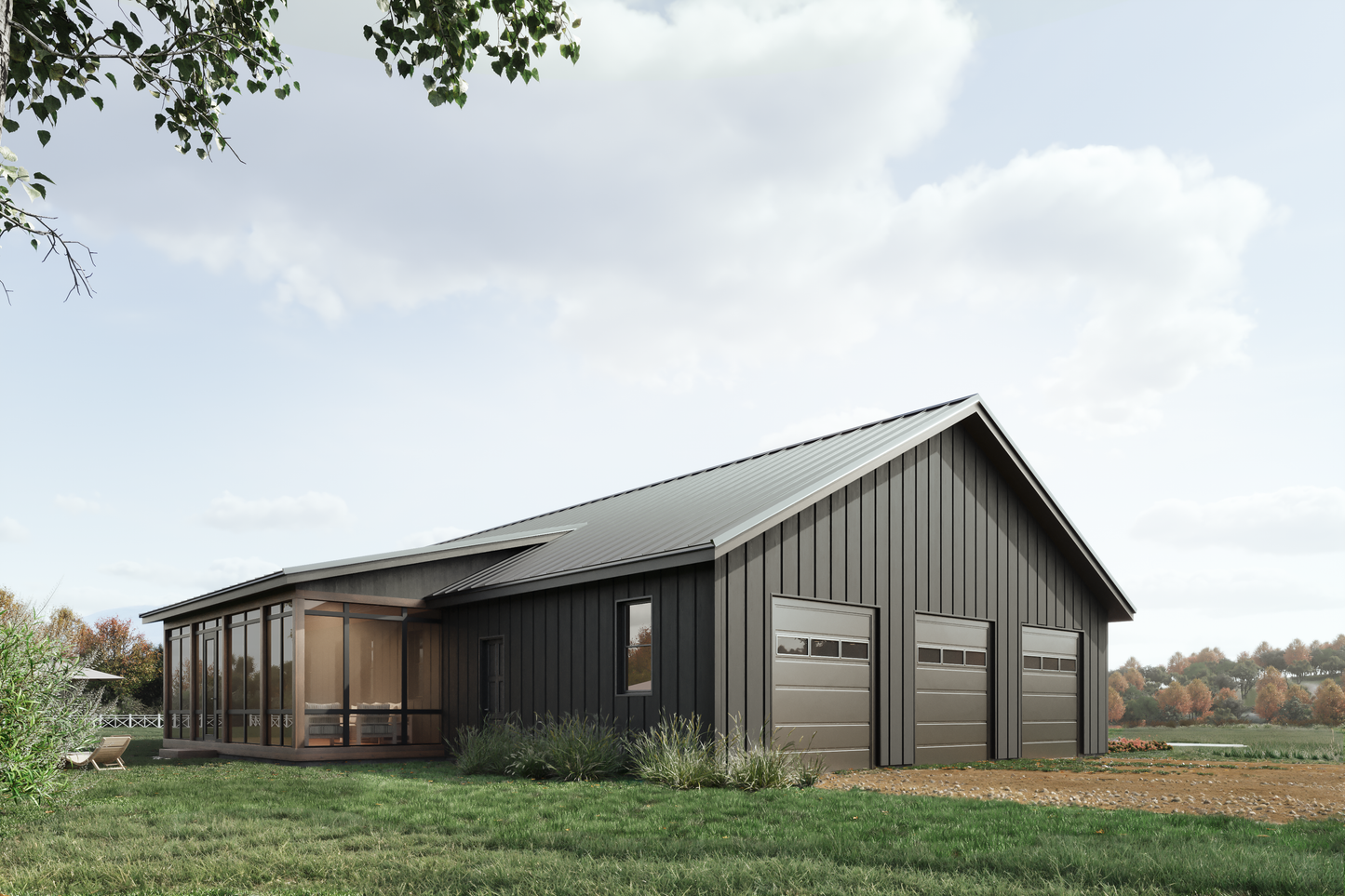PL-71006 Katrina Barndominium House Plan